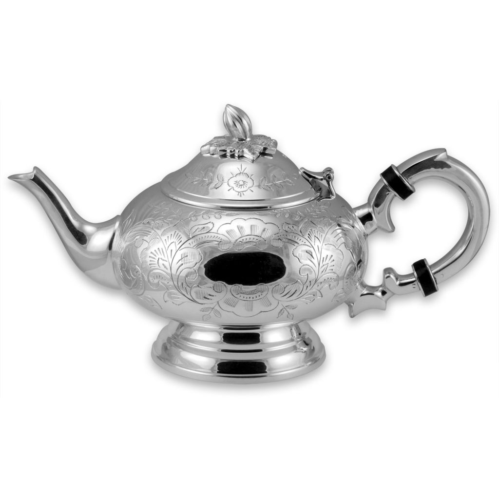 » Baby Tea Pot Melon Engraved (2 cups)